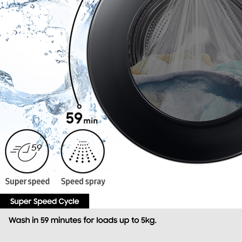 Samsung WW11DG6B25LBU1 Washing Machine 11kg 1400rpm Black — image 6