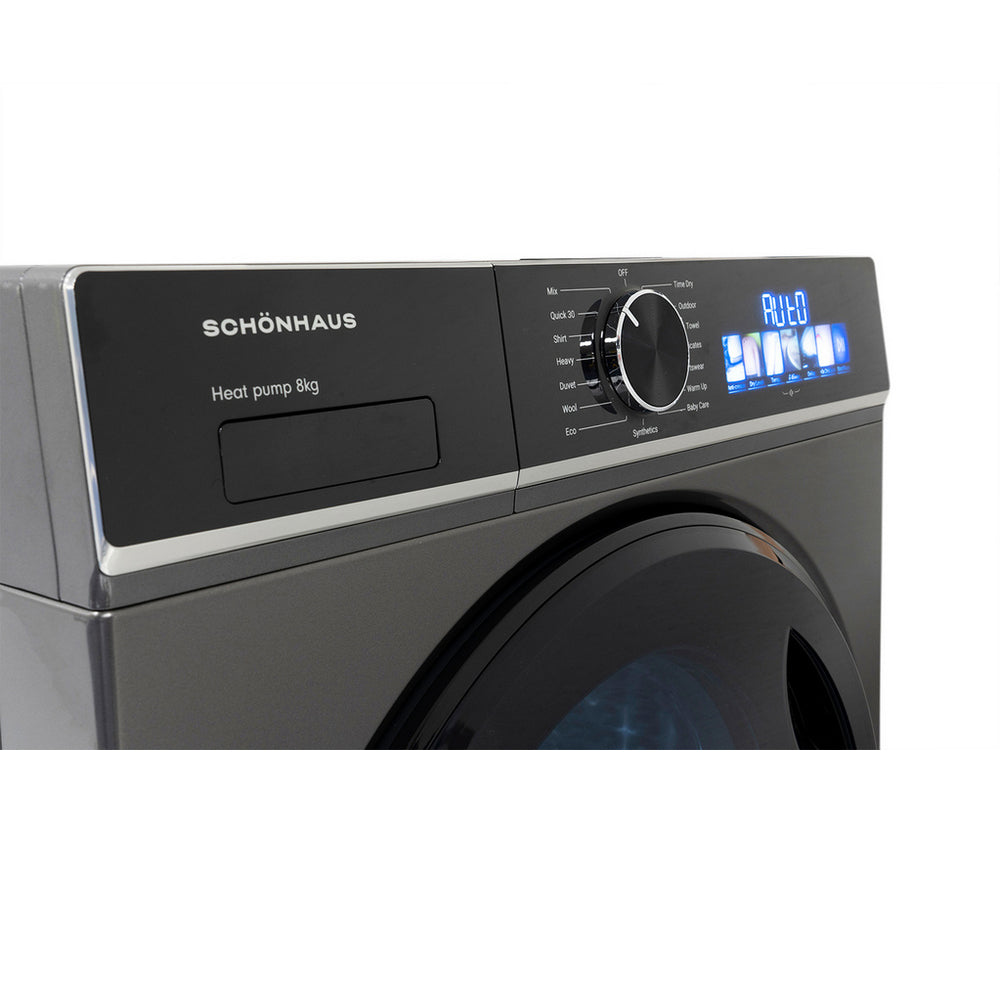 Schonhaus TDSHF018A3G Heat Pump Tumble Dryer 8kg Graphite — image 4