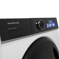 Schönhaus TDSHF018A3W Heat Pump Tumble Dryer 8kg White thumbnail 7