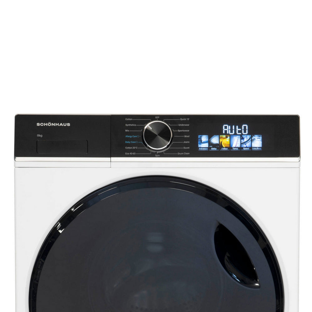 Schonhaus WMSF01814AW Washing Machine 8kg White — image 4
