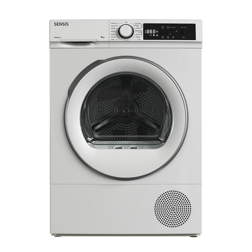 Sensis TDHF018A2W Heat Pump Tumble Dryer 8kg White