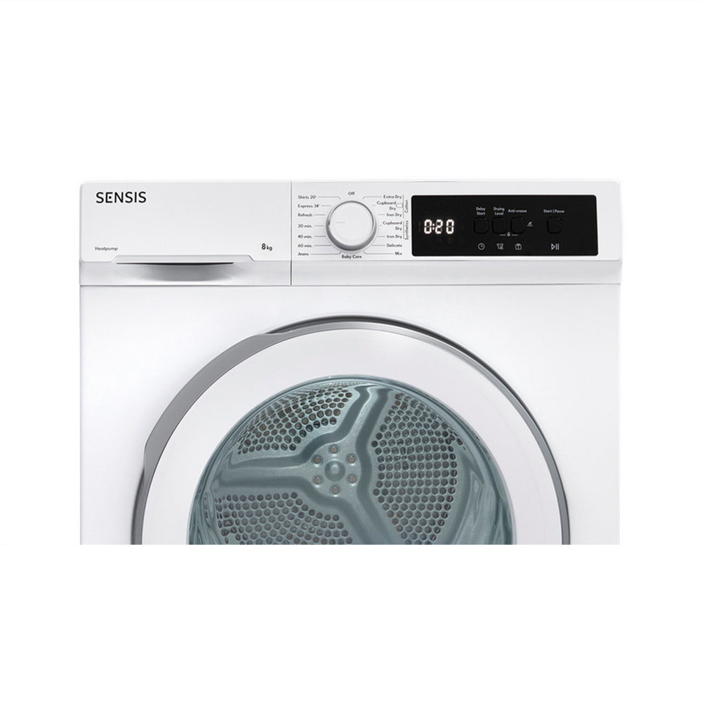 Sensis TDHF018A2W Heat Pump Tumble Dryer 8kg White — image 3