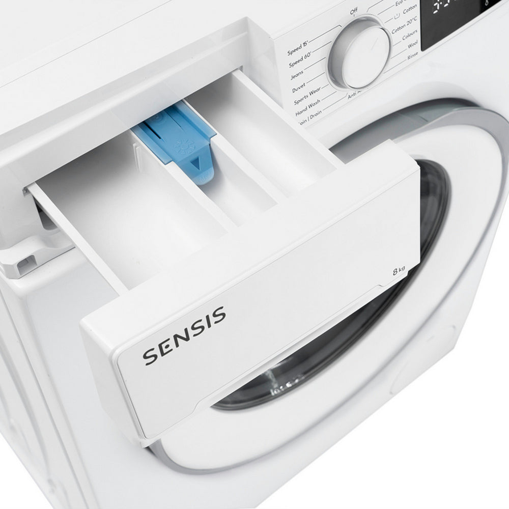 Sensis WMF01814AW Washing Machine 8kg 1400rpm White