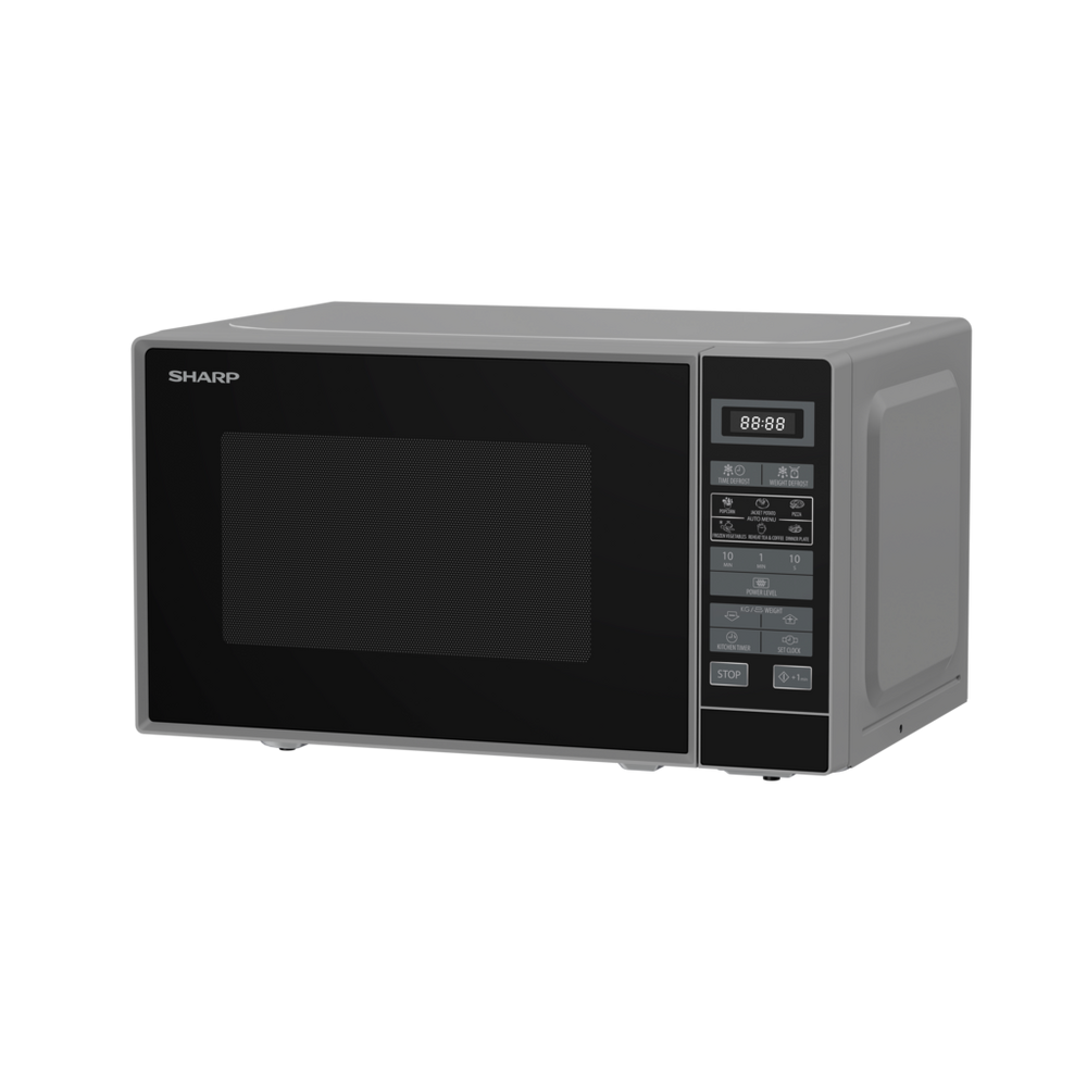 Sharp RDS202TS-UK Solo Microwave Oven 20L 800W Silver — image 3