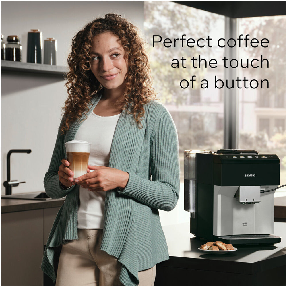 Siemens EQ500 TP515GB1 Bean to Cup Coffee Machine Black & Silver — image 6