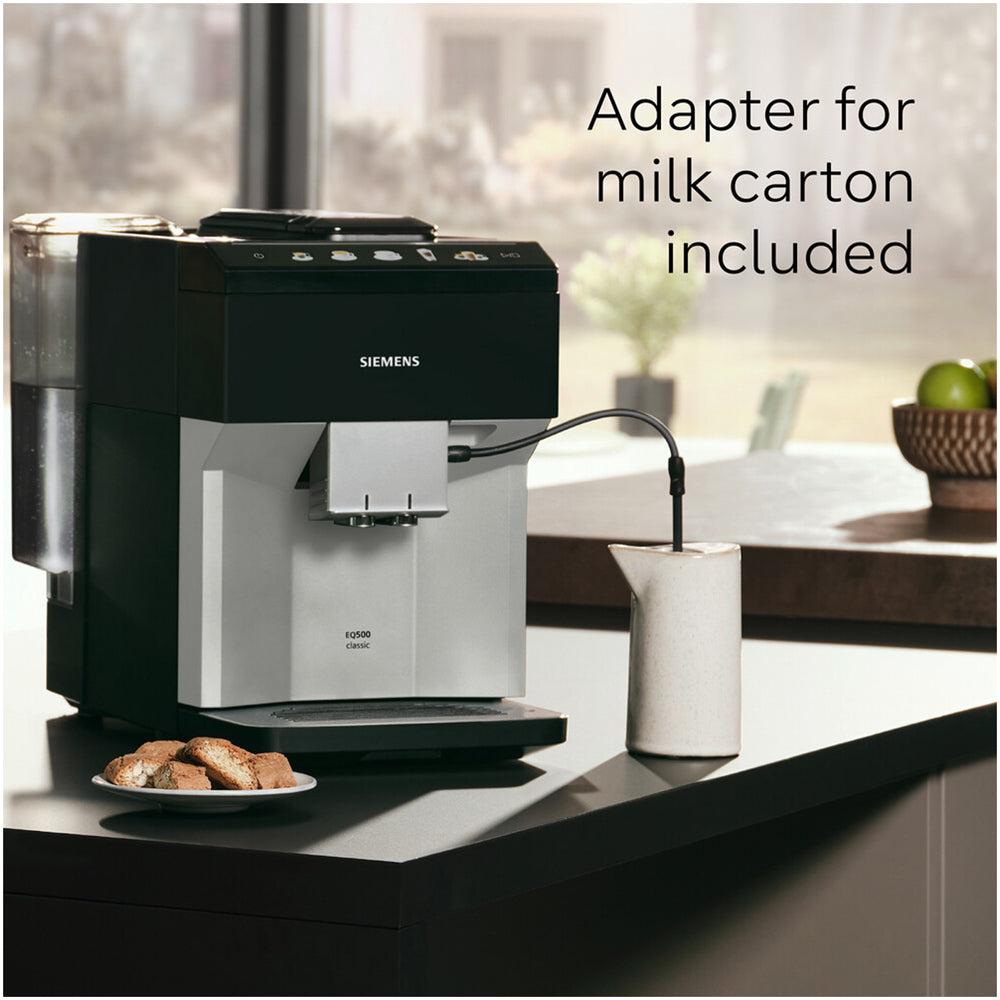 Siemens EQ500 TP515GB1 Bean to Cup Coffee Machine Black & Silver — image 5