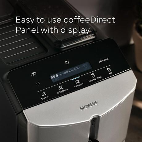 Siemens TF303G07 EQ300 Bean to Cup Coffee Machine Inox Silver Metallic — image 4