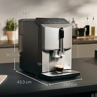 Siemens TF303G07 EQ300 Bean to Cup Coffee Machine Inox Silver Metallic thumbnail 12