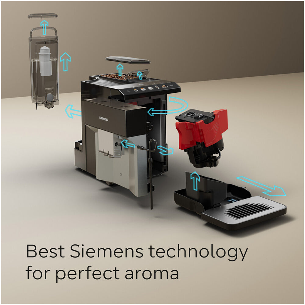 Siemens EQ500 TP515GB1 Bean to Cup Coffee Machine Black Silver — image 7