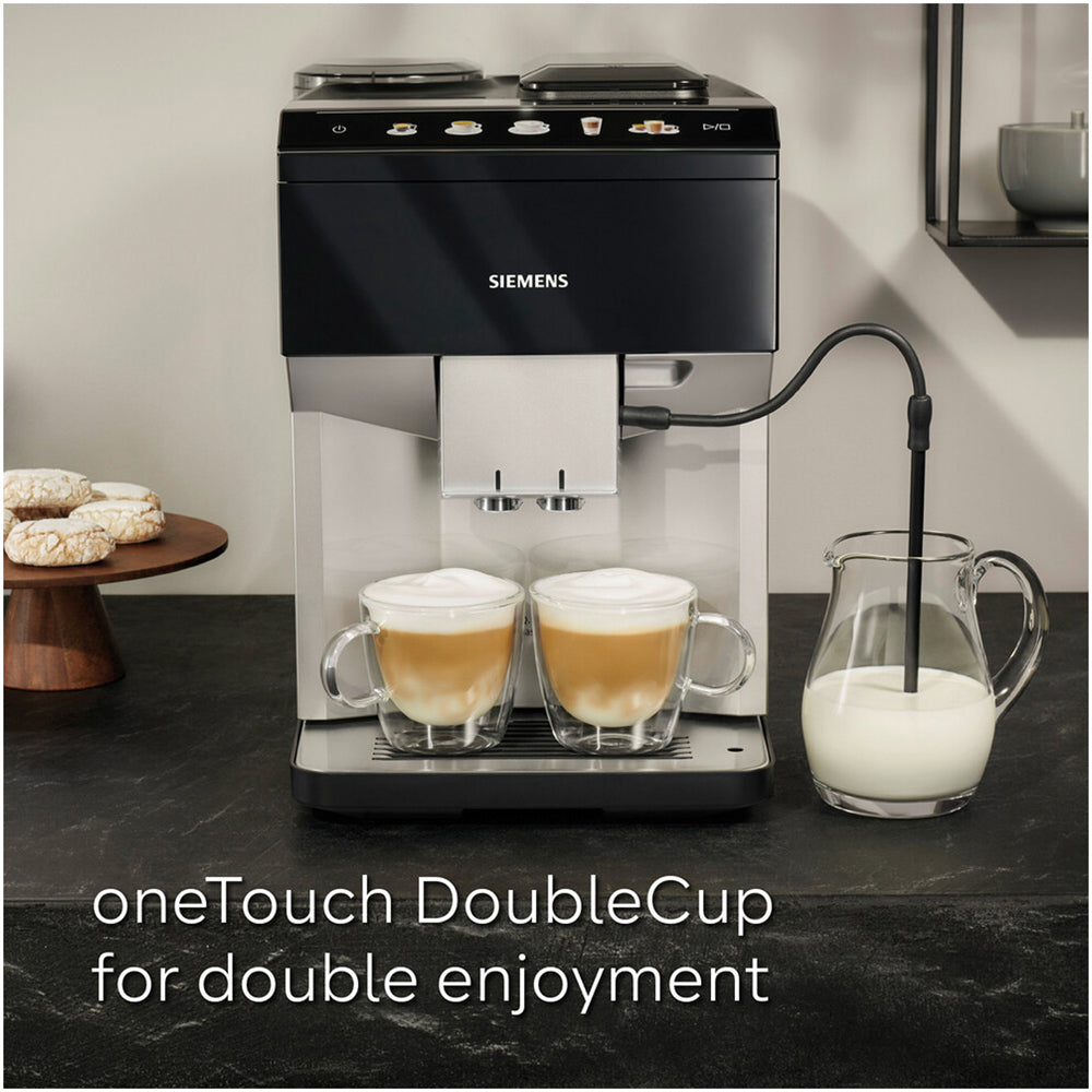 Siemens EQ500 TP515GB1 Bean to Cup Coffee Machine Black Silver — image 2