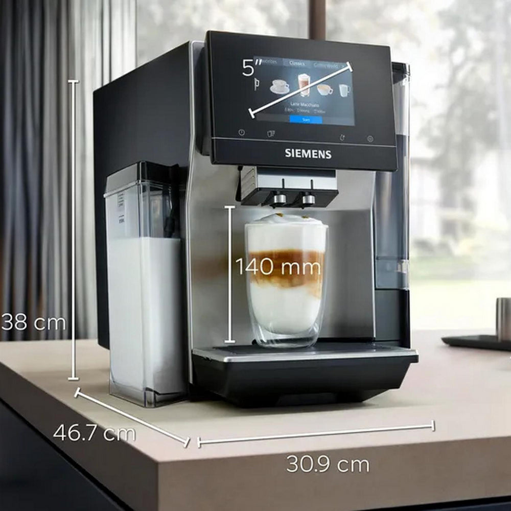 Siemens EQ700 TQ717GB3 Bean to Cup Coffee Machine Stainless Steel