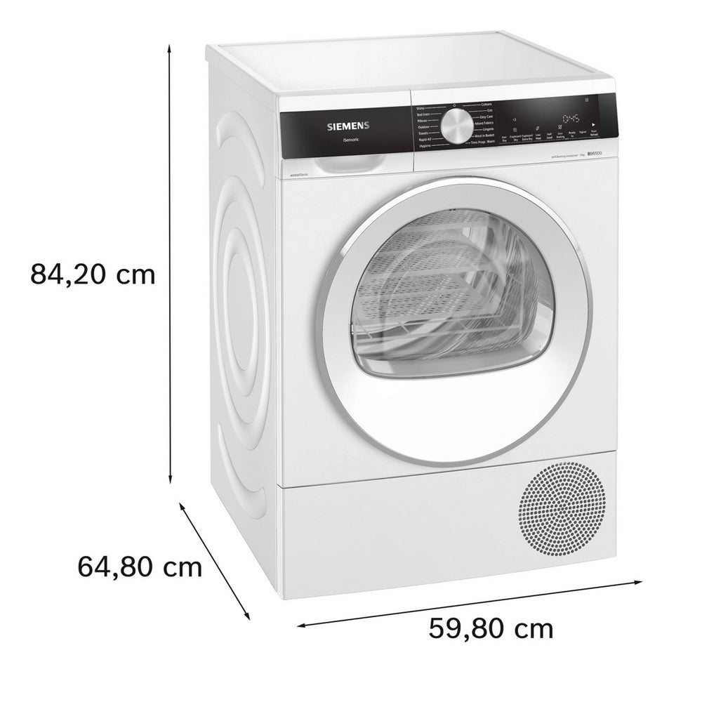 Siemens WQ45G202GB iQ500 Heat Pump Tumble Dryer 9kg White — image 5