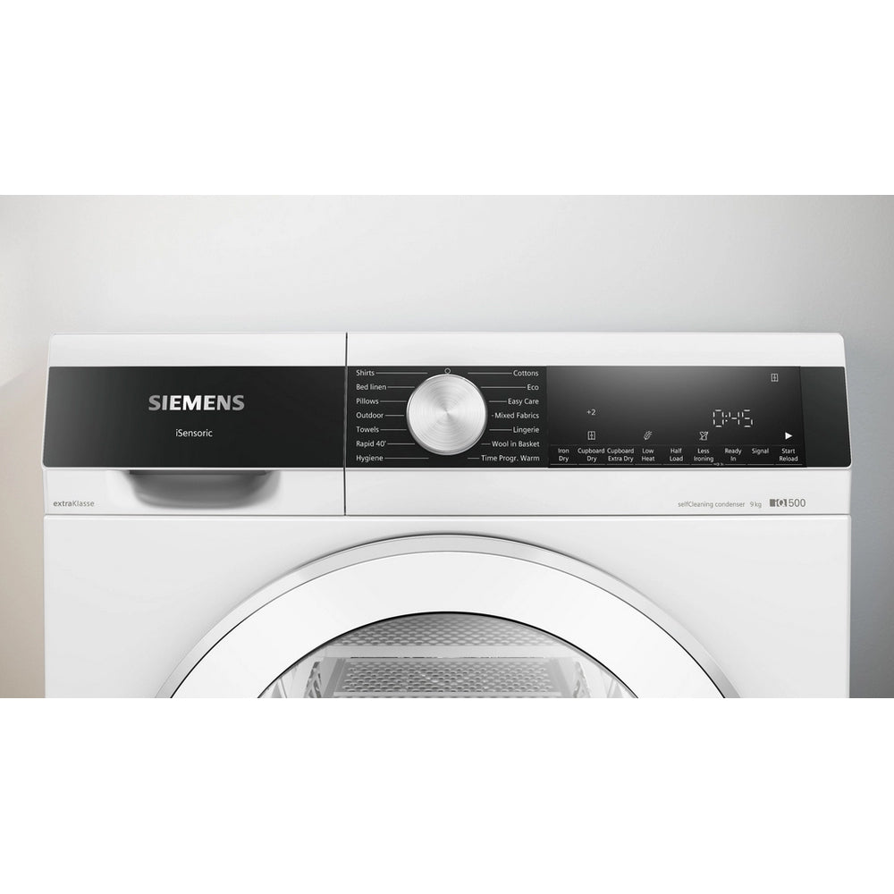 Siemens WQ45G202GB iQ500 Heat Pump Tumble Dryer 9kg White — image 2
