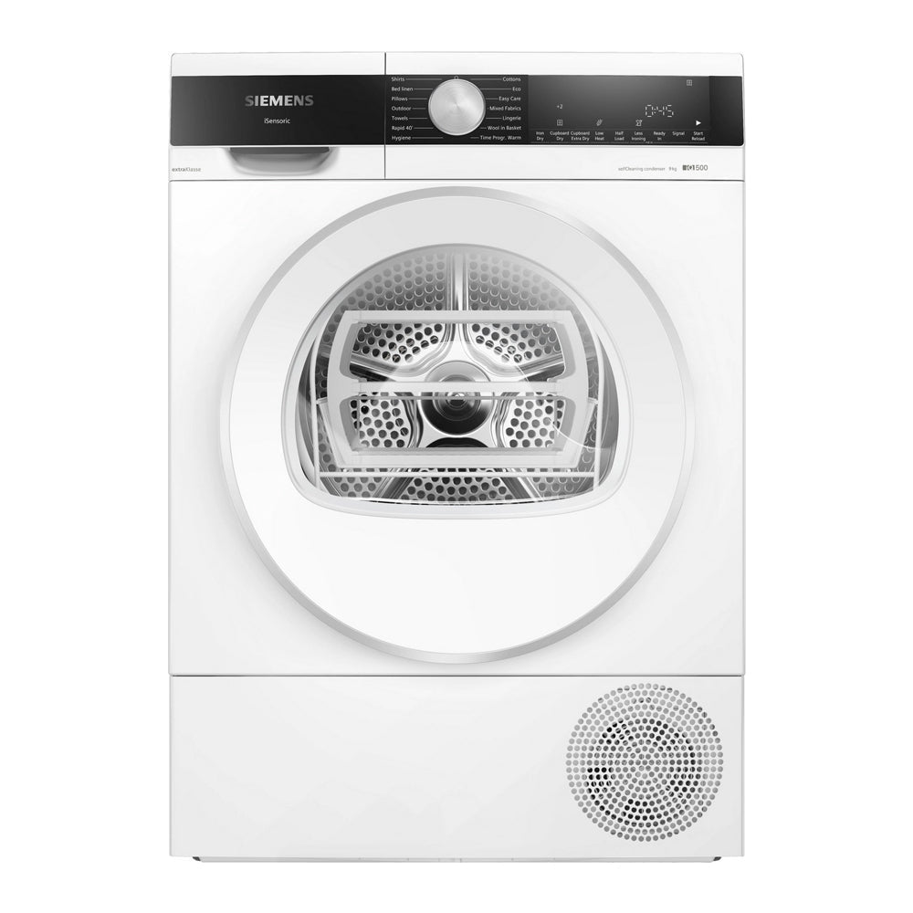Siemens WQ45G202GB iQ500 Heat Pump Tumble Dryer 9kg White
