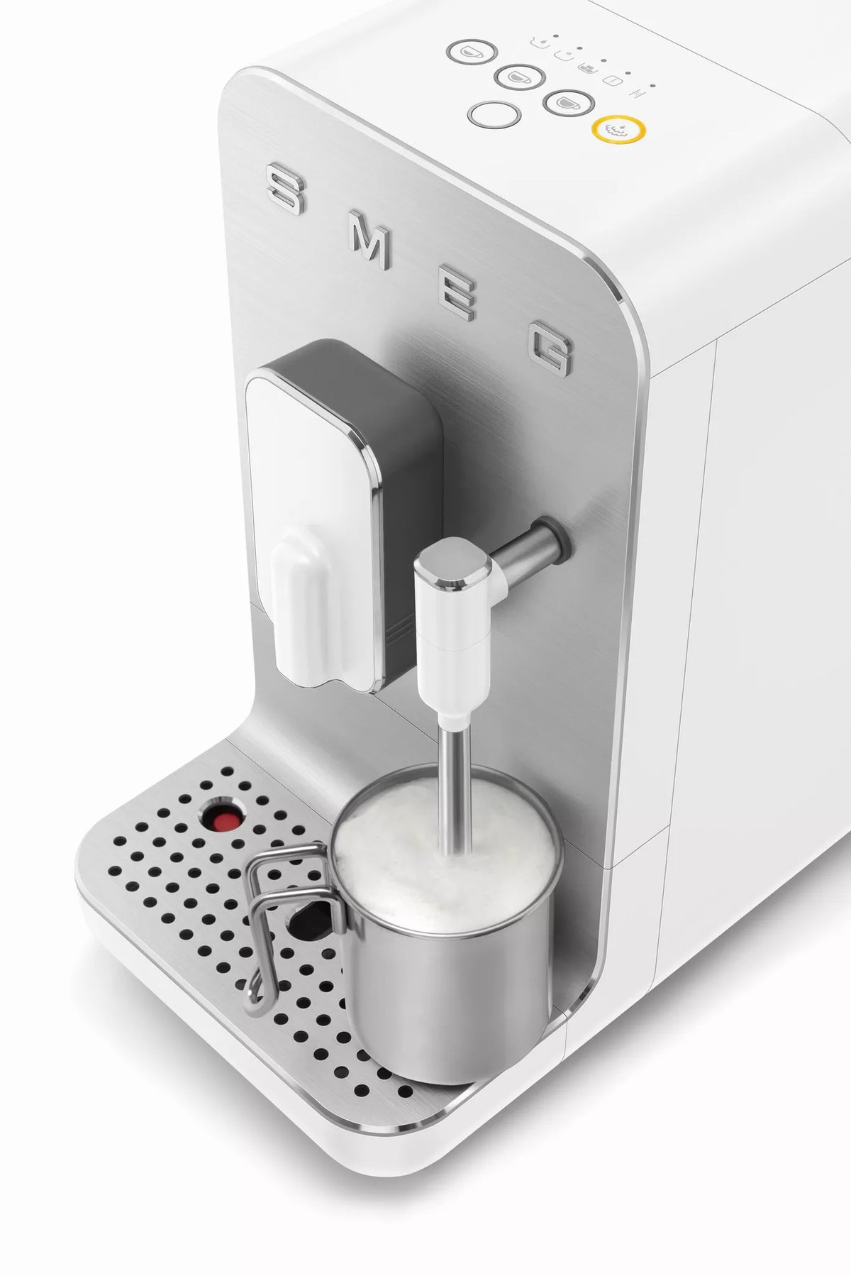 Smeg BCC12WHMUK Retro Bean to Cup Coffee Machine 1.3L 15 Bar Matt White — image 3
