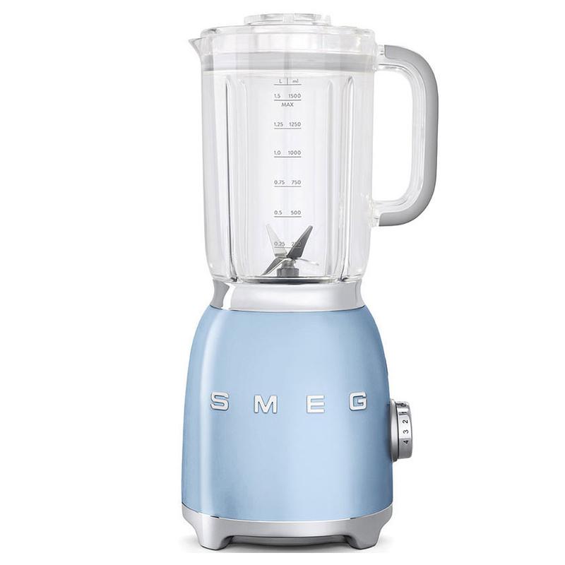 Smeg BLF01PBUK 50s Retro Style Blender 1.5L 800W Pastel Blue