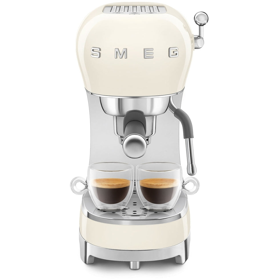 Smeg 50s Retro Style ECF02CRUK Espresso Coffee Machine Cream — image 2