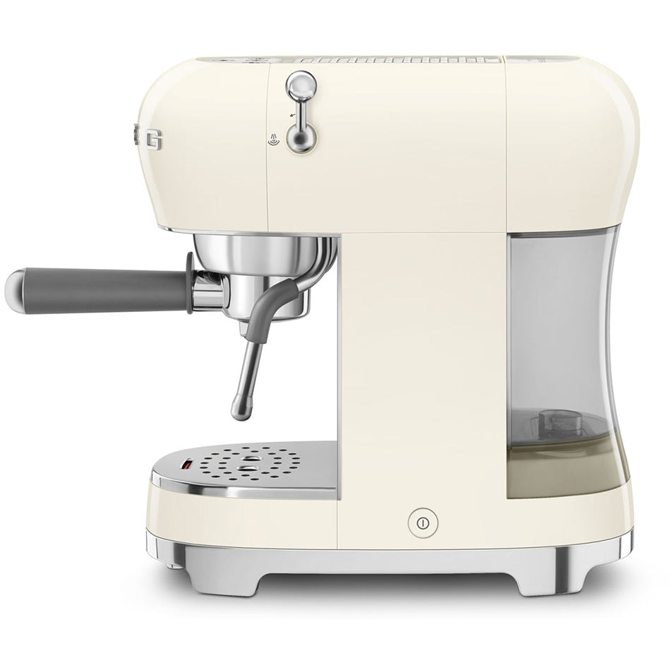 Smeg 50s Retro Style ECF02CRUK Espresso Coffee Machine Cream — image 5