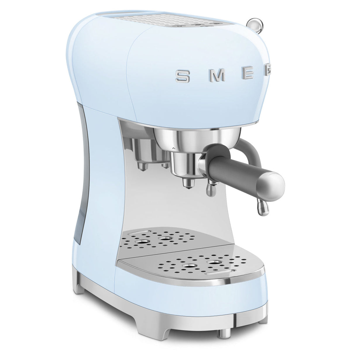 Smeg 50s Retro Style ECF02PBUK Espresso Coffee Machine Pastel Blue