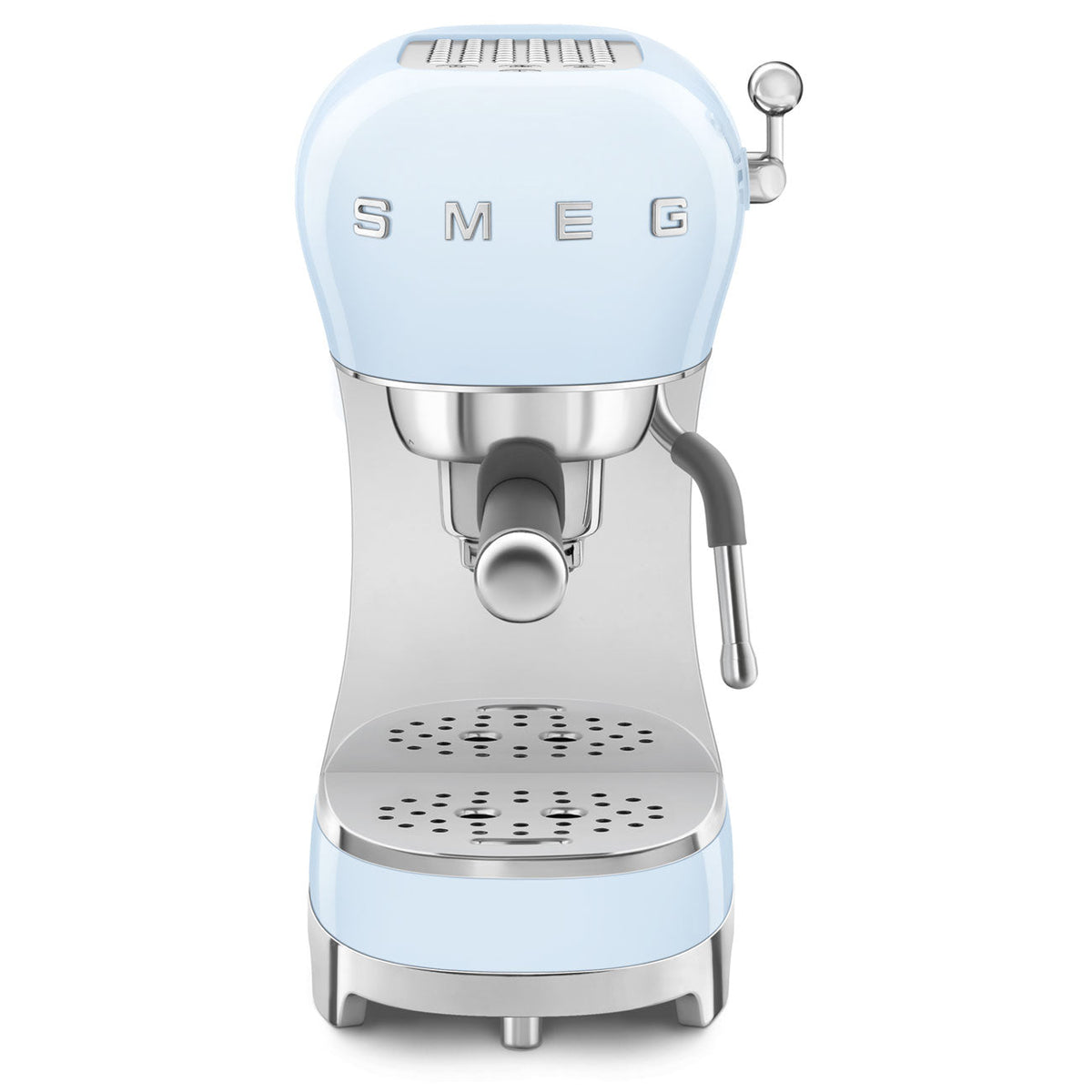 Smeg 50s Retro Style ECF02PBUK Espresso Coffee Machine Pastel Blue