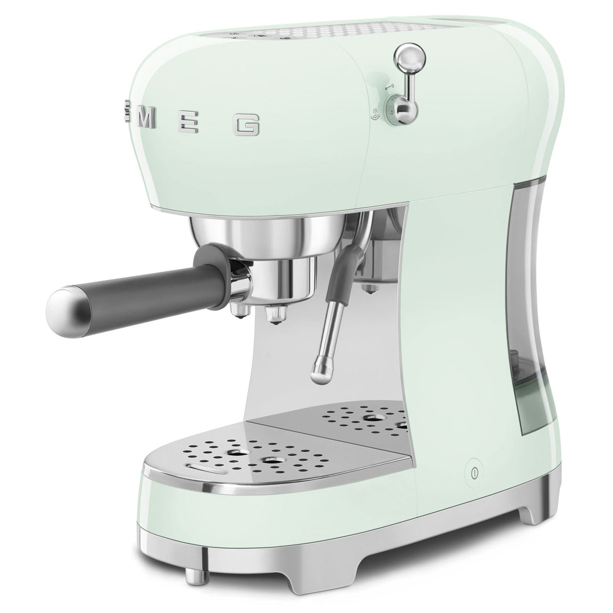Smeg ECF02PGUK 50s Style Espresso Machine Pastel Green