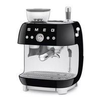 Smeg EGF03BLUK Espresso Coffee Machine with Grinder Black thumbnail 2