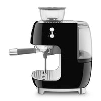 Smeg EGF03BLUK Espresso Coffee Machine with Grinder Black thumbnail 4
