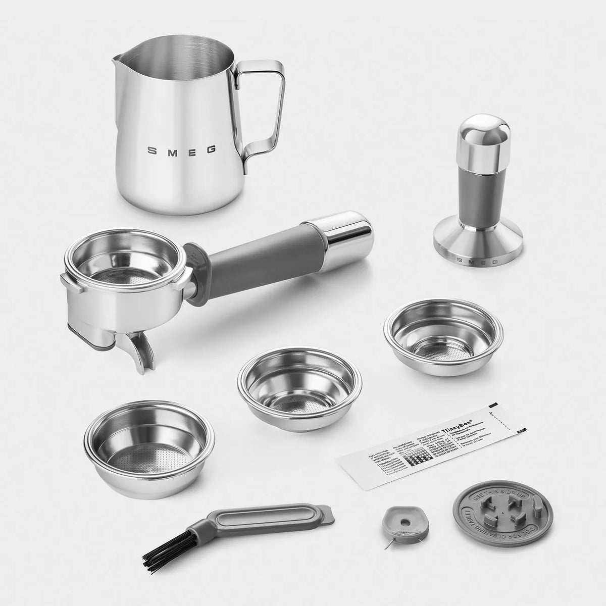 Smeg EGF03BLUK Espresso Coffee Machine with Grinder Black — image 8