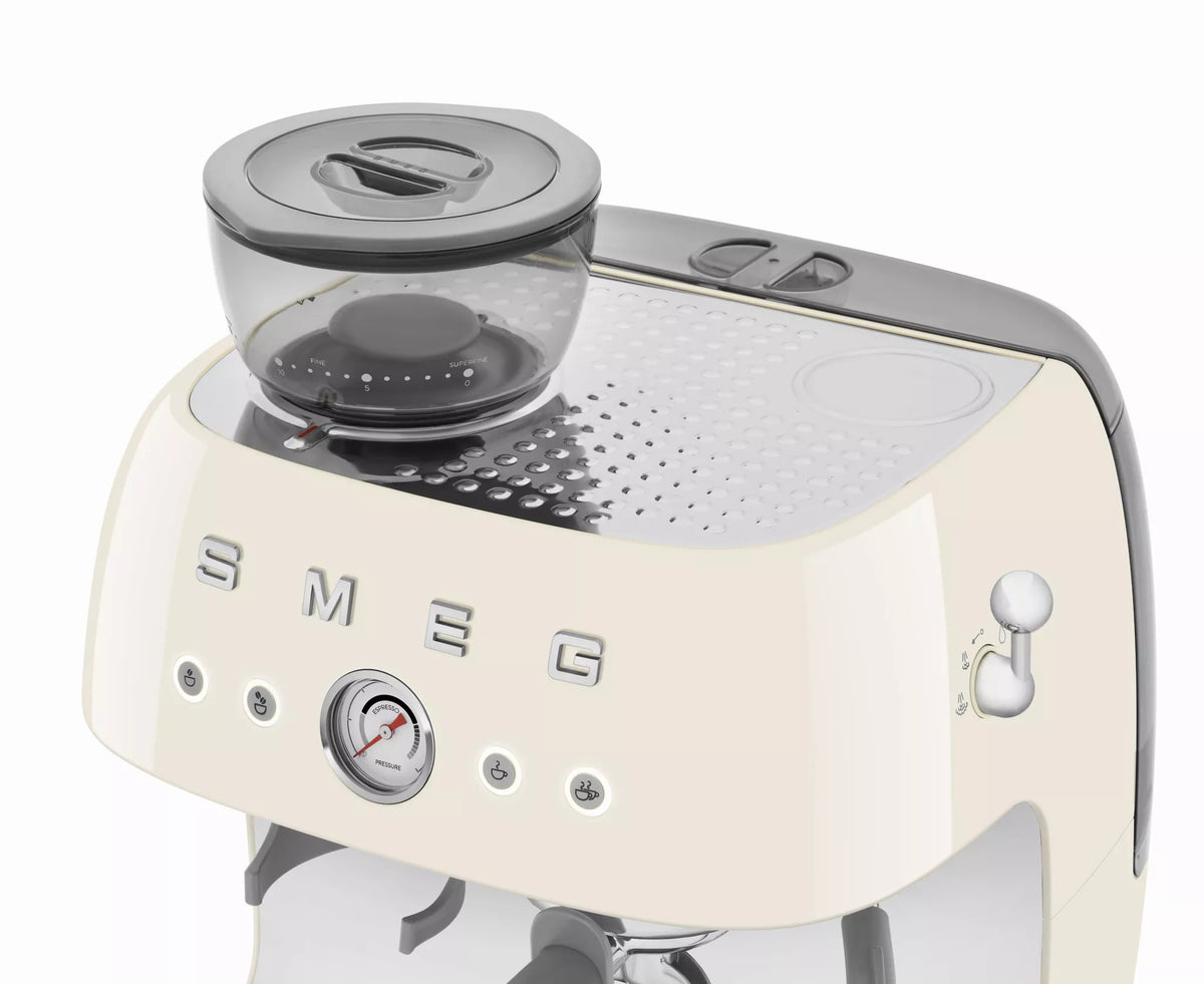 Smeg EGF03CRUK 50s Style Coffee Machine Cream
