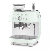 Smeg EGF03PGUK 50s Style Manual Espresso Machine Pastel Green thumbnail 2