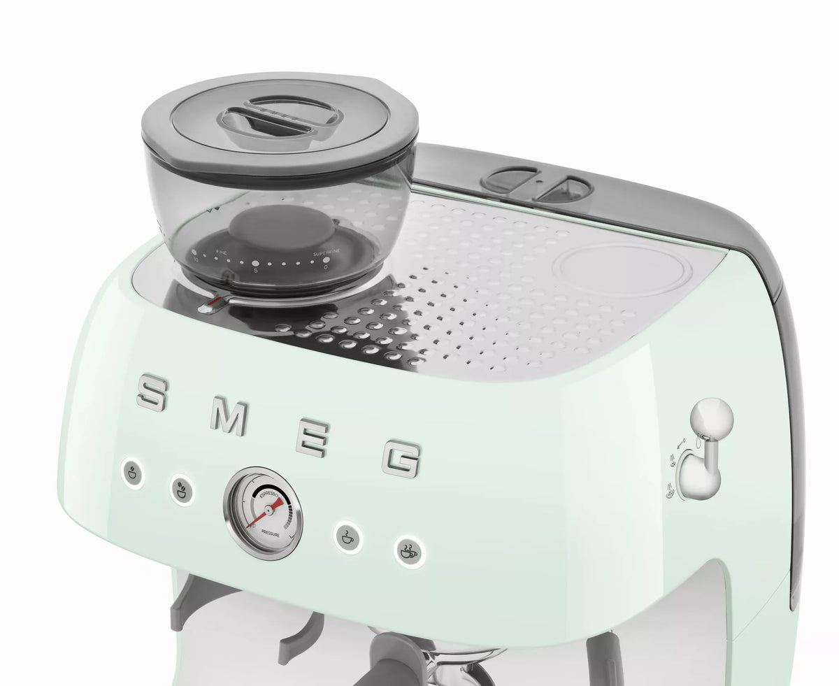Smeg EGF03PGUK 50s Style Manual Espresso Machine Pastel Green — image 5