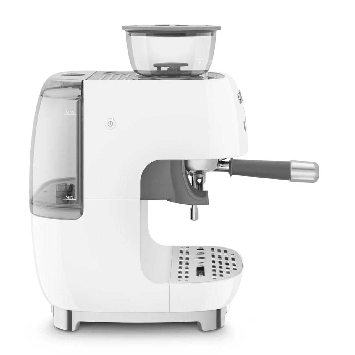 Smeg EGF03WHUK Retro Espresso Coffee Machine with Grinder White — image 4