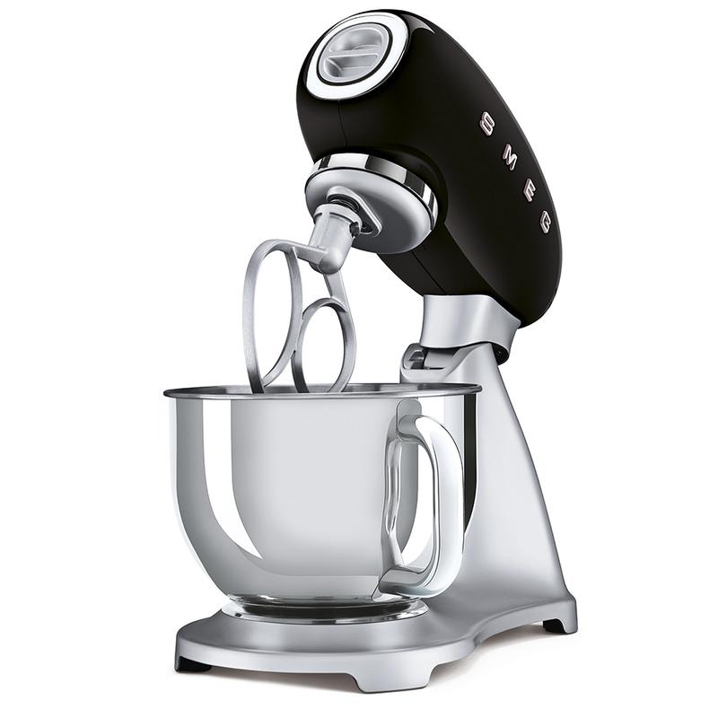 Smeg SMF02BLUK 50s Style Stand Mixer 4.8L Black