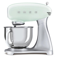 Smeg SMF02PGUK 50s Style Stand Mixer 4.8L Pastel Green thumbnail 1