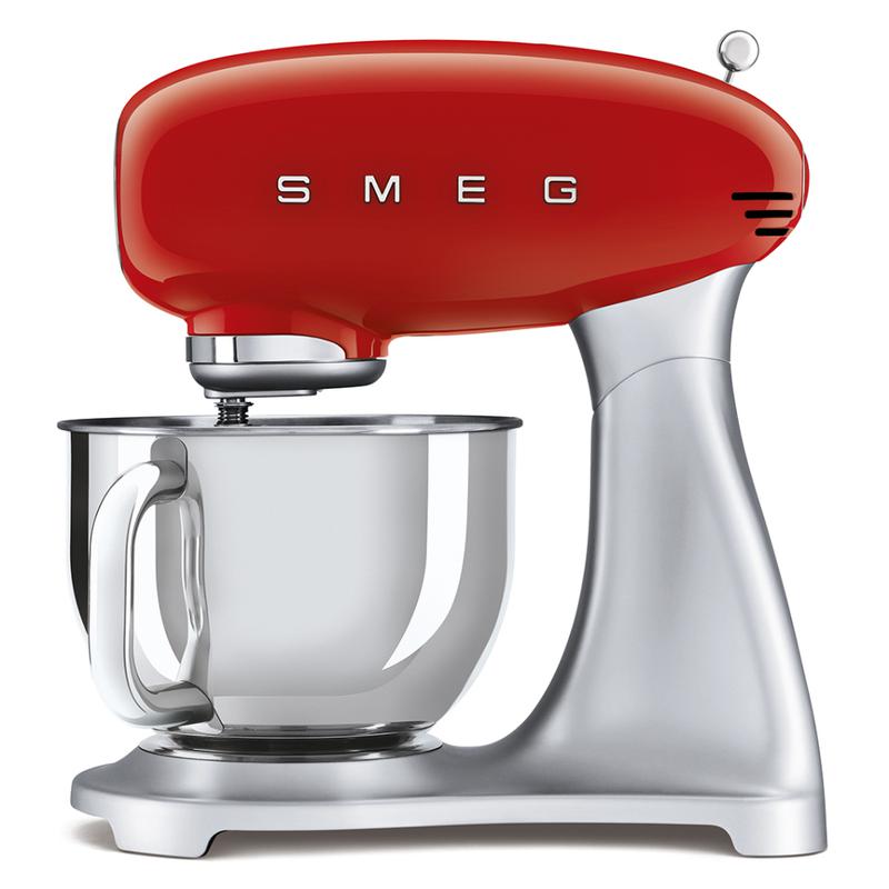 Smeg SMF02RDUK 50s Style Stand Mixer 800W 4.8L Red
