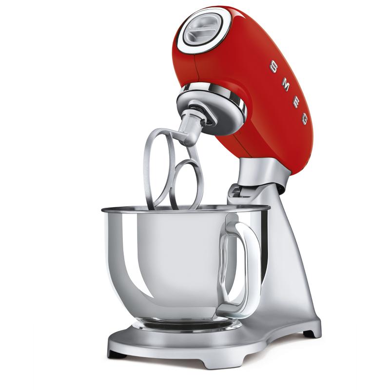 Smeg SMF02RDUK 50s Style Stand Mixer 800W 4.8L Red