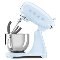 Smeg SMF03PBUK 50s Retro Style Stand Mixer 800W Pastel Blue thumbnail 6