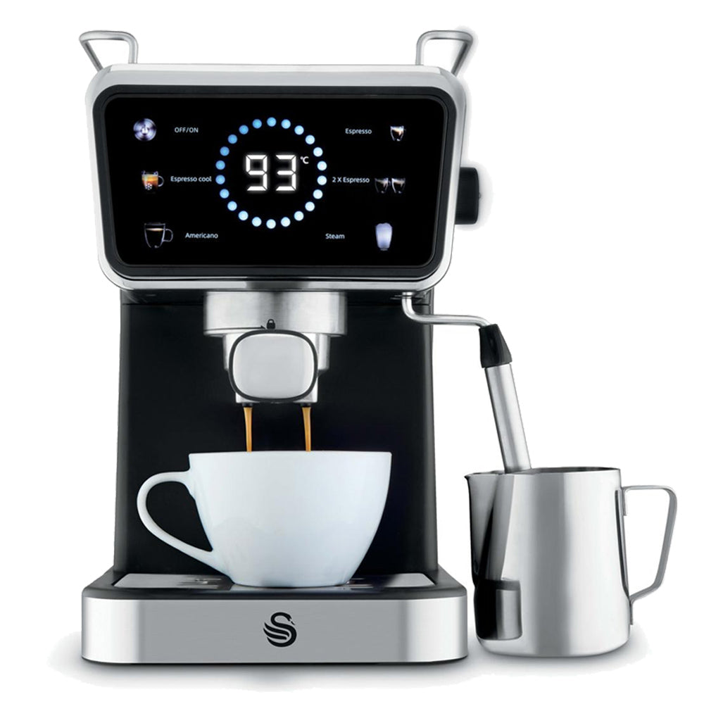 Swan SK22113BLK Digital Espresso Coffee Machine 1.5L Black