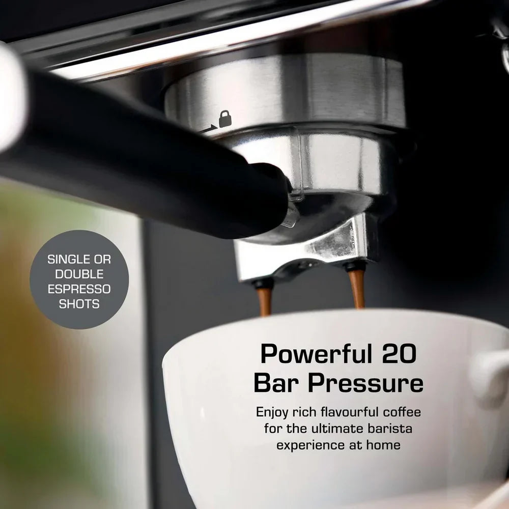 Swan SK22113BLK Digital Espresso Coffee Machine 1.5L Black