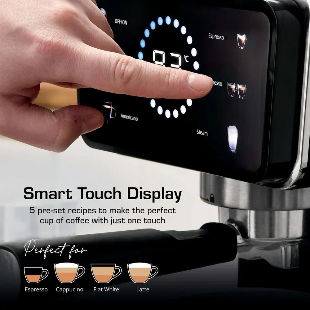 Swan SK22113BLK Digital Espresso Coffee Machine 1.5L Black — image 2