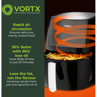 Tower T17072 Vortx Vizion Air Fryer 7L thumbnail 4